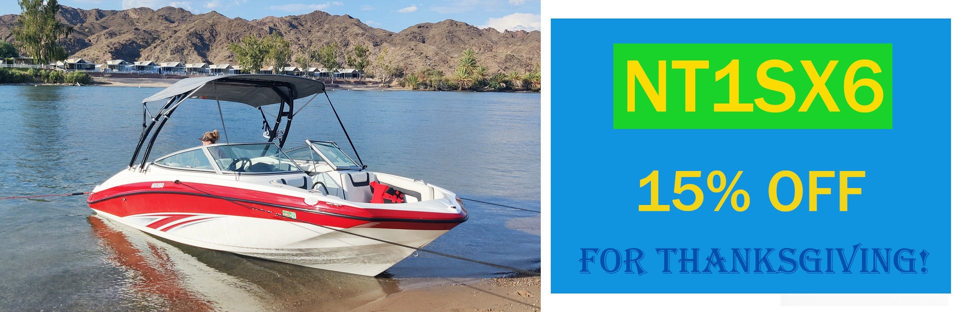 Reborn Launch wakeboard tower with foldable bimini